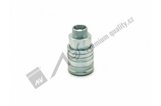 Quick coupling socket ISO 12,5 M22x1,5 without bolting for hose AGS