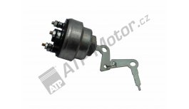 Ignition switch with key