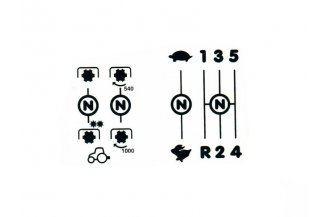 53802027: Schalttafel und Rückseite. VH 540/1000