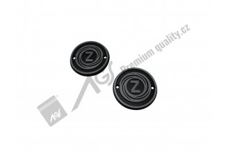 Z2538041.23 AGS: Fabrikschild Z-25, Z-50S rund, Kunststoff 95-5318, 17.5204 AGS