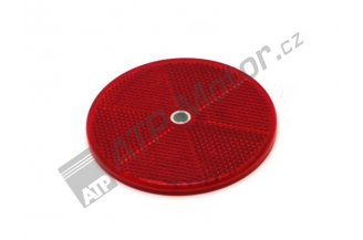550005: Red reflector d=80,00 mm