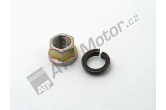 64020373KOM: Matice disková M22x1,5 rovné čelo s pérovkou