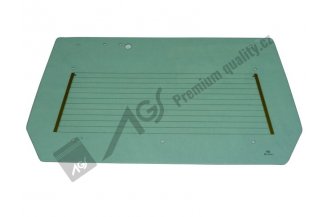 53369221AGS: Sklo zadní vyhřívané madlo 800 mm KS JRL AGS