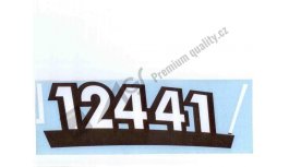 Nápis P FRT 12441  AGS