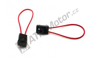 POJPOU: Pouzdro pojistkové pro ploché pojistky s kabelem  1,50 mmm