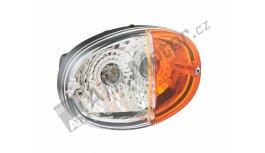 Světlomet přední oválný