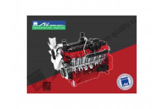 888301057 AGS: Plakát řez motoru 6V vel. A1 AGS