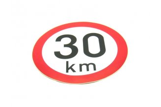 30: Manufacture´s max speed 30 km