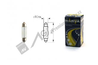 17316: Žárovka sufitová 12V/10W 11x35 mm AGS