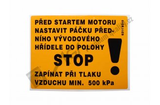 62119310: Štítek PVH AGS