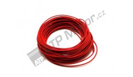 Kabel ohebný rudý CYA 1,5