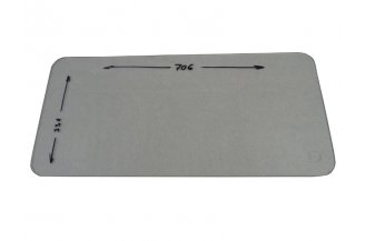 67827934: Hinteres unteres Glas UBK 4911-6945, 705x330