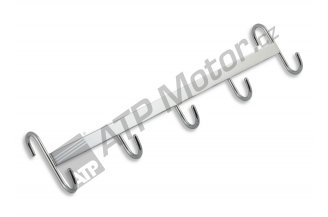 6002,0: Pětiháček na otopný žebřík Metalia Drátěný program chrom