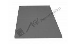 Sklo boční pravé šikmé kulatá budka AGS