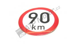 Manufacture´s max speed 90 km