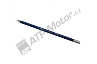 888406033: Tužka dřevěná s gumou modrá ATP