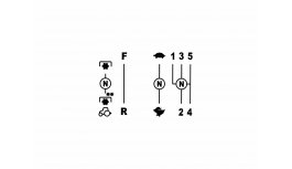 Getriebeschaltplatte mit Rückwärtsgang