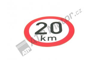 20: Manufacture´s max speed 20 km